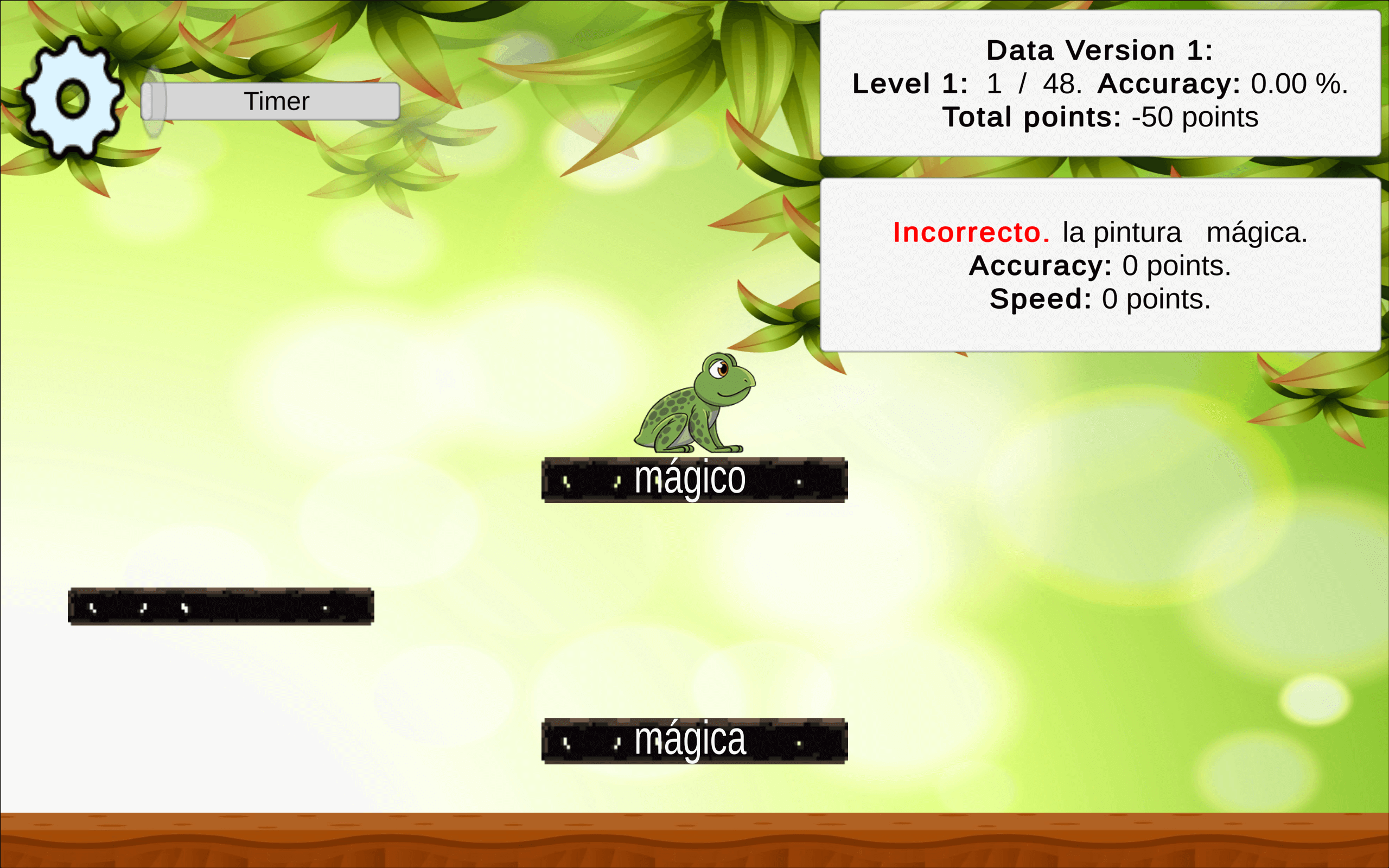 Frog game with Unity and Playfab, Unity Backend screenshot 4