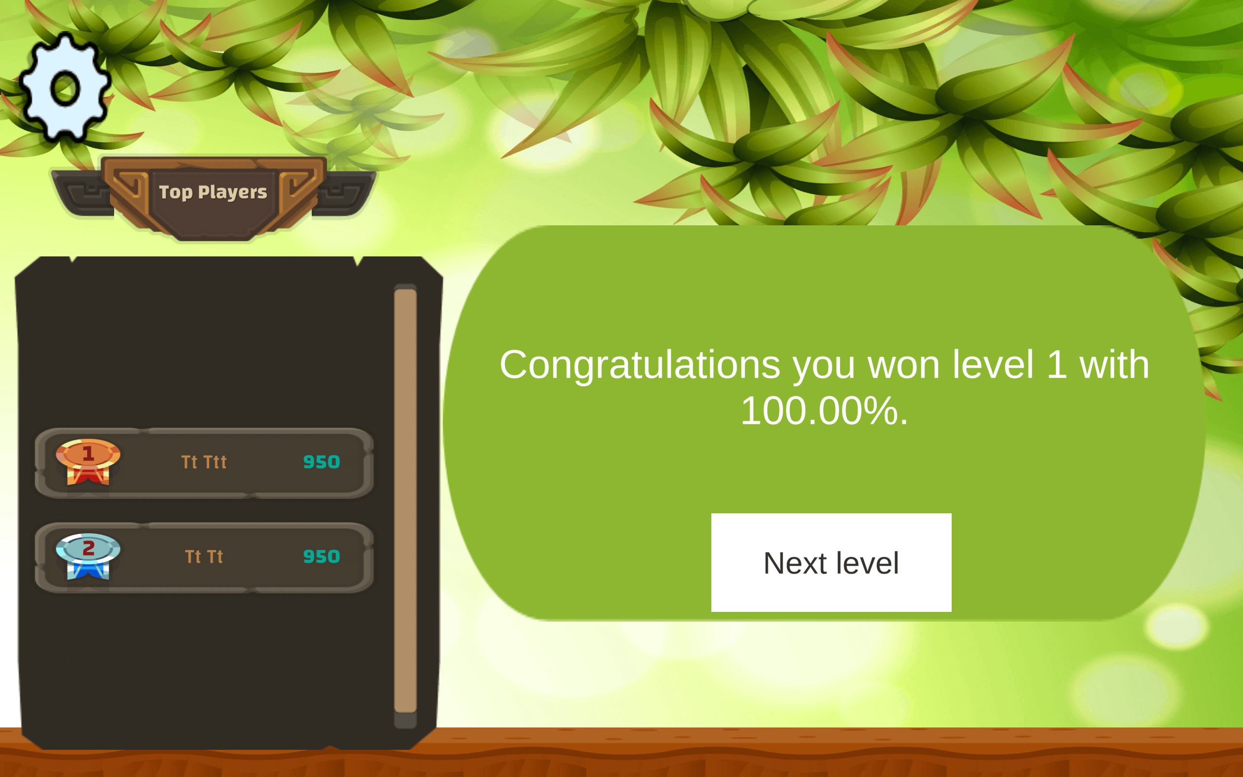 Frog game with Unity and Playfab, Unity Backend screenshot 5